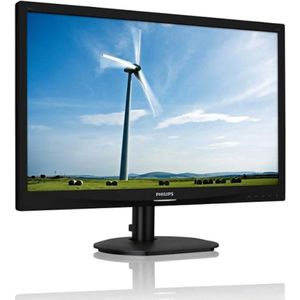 Philips Brilliance 241S4LSB - 24 inch - 1920x1080 - DVI - VGA - Zwart Zichtbaar gebruikt
