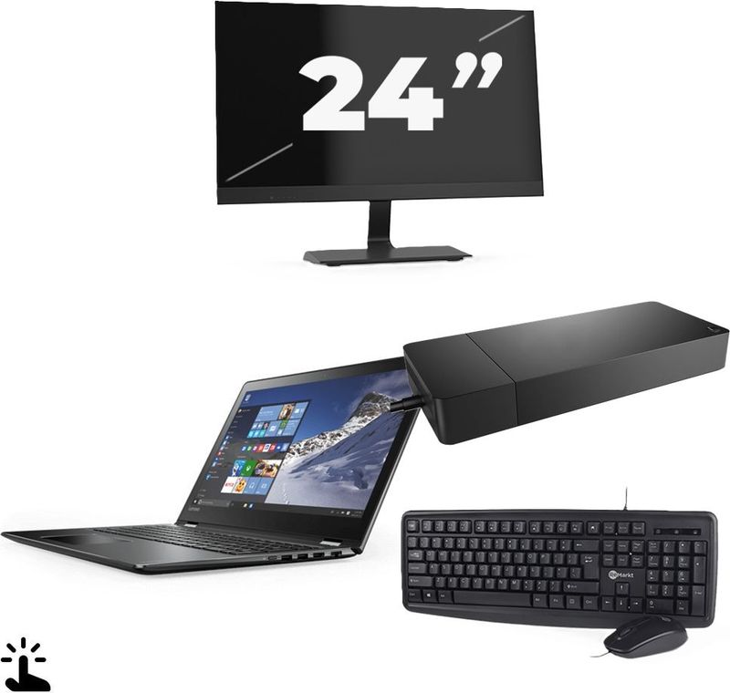 Microsoft Surface Laptop 4 - Intel Core i7-11e Generatie - 15 inch - Touch - 16GB RAM - 512GB SSD - Windows 11 Home + 1x 24 inch Monitor Nette Staat