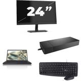 Fujitsu Lifebook A3510 - Intel Core i3-10e Generatie - 15 inch - 16GB RAM - 256GB SSD - Windows 11 Home + 1x 24 inch Monitor Nette Staat