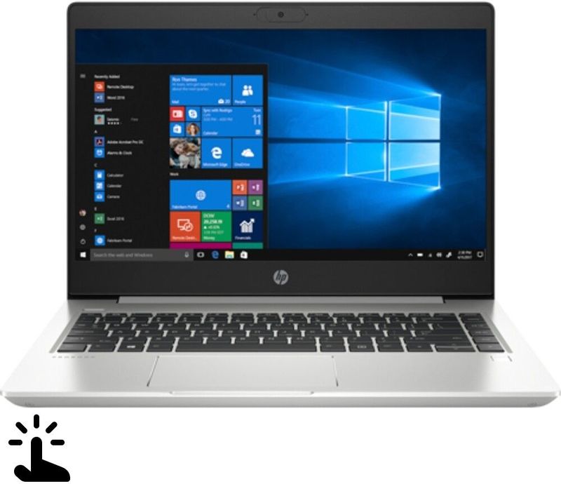 HP ProBook 445 G7 - AMD Ryzen 5 4500U - 14 inch - Touch - 16GB RAM - 256GB SSD - Windows 11 Home Nette Staat