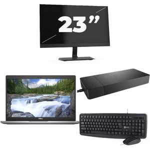 Dell Latitude 5320 - Intel Core i5-11e Generatie - 13 inch - 16GB RAM - 256GB SSD - Windows 11 Home + 1x 23 inch Monitor Zichtbare schade