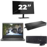 Dell Vostro 3400 - Intel Core i5-11e Generatie - 14 inch - 8GB RAM - 256GB SSD - Windows 11 Home + 1x 22 inch Monitor Nette Staat