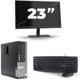 Dell Optiplex 7010 SFF - Intel Core i5-3e Generatie - 8GB RAM - 256GB SSD - Windows 10 + 1x 23 inch Monitor Nette Staat