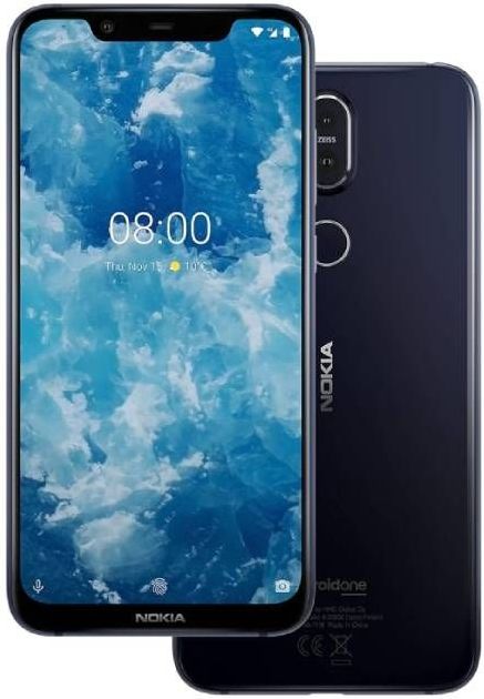 NOKIA 8.1 - 64GB - Blue Zichtbaar gebruikt