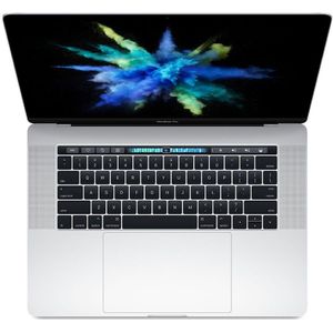 Apple MacBook Pro (15 inch, 2017) - Intel Core i7 - 16GB RAM - 256GB SSD - Touch Bar - 4x Thunderbolt 3 - Zilver Zichtbare schade