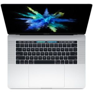 Apple MacBook Pro (15 inch, 2017) - Intel Core i7 - 16GB RAM - 256GB SSD - Touch Bar - 4x Thunderbolt 3 - Zilver Zichtbare schade
