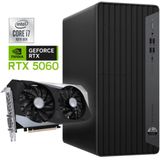 HP EliteDesk 800 G6 Tower - Intel Core i7-10e Generatie - 32GB RAM - 512GB SSD - Nvidia RTX 5060 - Win11 - Game PC Nette Staat