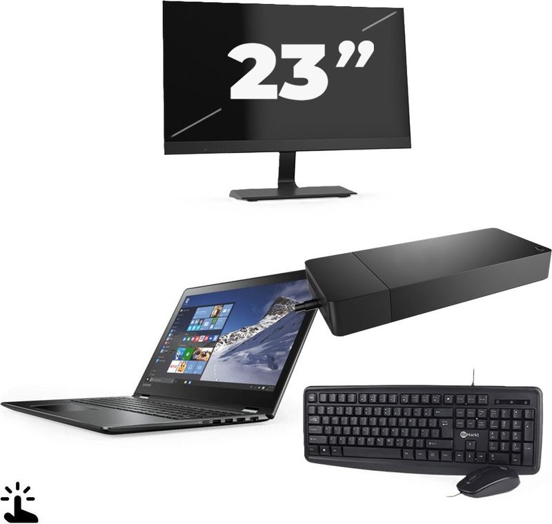 Microsoft Surface Laptop 4 - Intel Core i7-11e Generatie - 13 inch - Touch - 16GB RAM - 512GB SSD - Windows 11 Home + 1x 23 inch Monitor Zichtbaar gebruikt