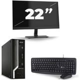 Acer Veriton X2631G SFF - Intel Core i7-4e Generatie - 16GB RAM - 512GB SSD - Windows 10 + 1x 22 inch Monitor Nette Staat