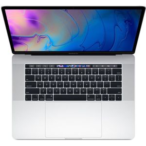 Apple MacBook Pro (15 inch, 2019) - Intel Core i7 - 16GB RAM - 256GB SSD - Touch Bar - 4x Thunderbolt 3 - Zilver Zo goed als nieuw