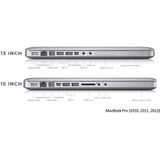 Apple MacBook Pro (13 inch, 2012) - Intel Core i5 - 8GB RAM - 512GB SSD - 1x Thunderbolt 1 - Zilver Zichtbaar gebruikt