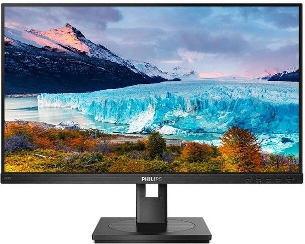 Philips 242S1AE - 24 inch - 1920x1080 - DP - DVI - HDMI - VGA - Zwart - Zonder voet Nette Staat
