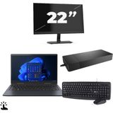 Toshiba Portege X30W-J-10C - Intel Core i5-11e Generatie - 13 inch - Touch - 16GB RAM - 256GB SSD - Windows 11 Home + 1x 22 inch Monitor Zichtbare schade