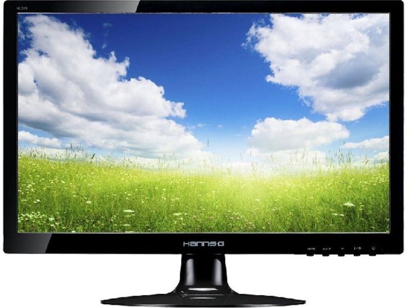 Hanns.G HL249DPB - 24 inch - 1920x1080 - DVI - VGA - Zwart Zichtbaar gebruikt