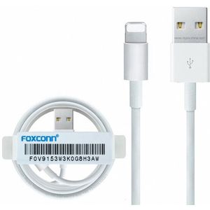 iPhone & iPad Lightning Kabel (OEM FoxConn) - 1M Zo goed als nieuw