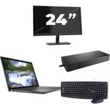 Dell Latitude 7410 - Intel Core i7-10e Generatie - 14 inch - 16GB RAM - 256GB SSD - Windows 11 Home + 1x 24 inch Monitor Nette Staat