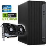HP EliteDesk 800 G6 Tower - Intel Core i7-10e Generatie - 32GB RAM - 1TB SSD - Nvidia RTX 3050 - Win11 - Game PC Nette Staat