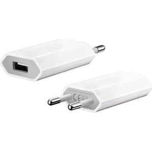 5W Original Apple A1400 USB adapter voor iPad iPhone iPod White 5v 1A MD813ZM/A