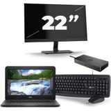 Dell Latitude 3310 - Intel Core i3-8e Generatie - 13 inch - 8GB RAM - 256GB SSD - Windows 11 + 1x 22 inch Monitor Zichtbaar gebruikt