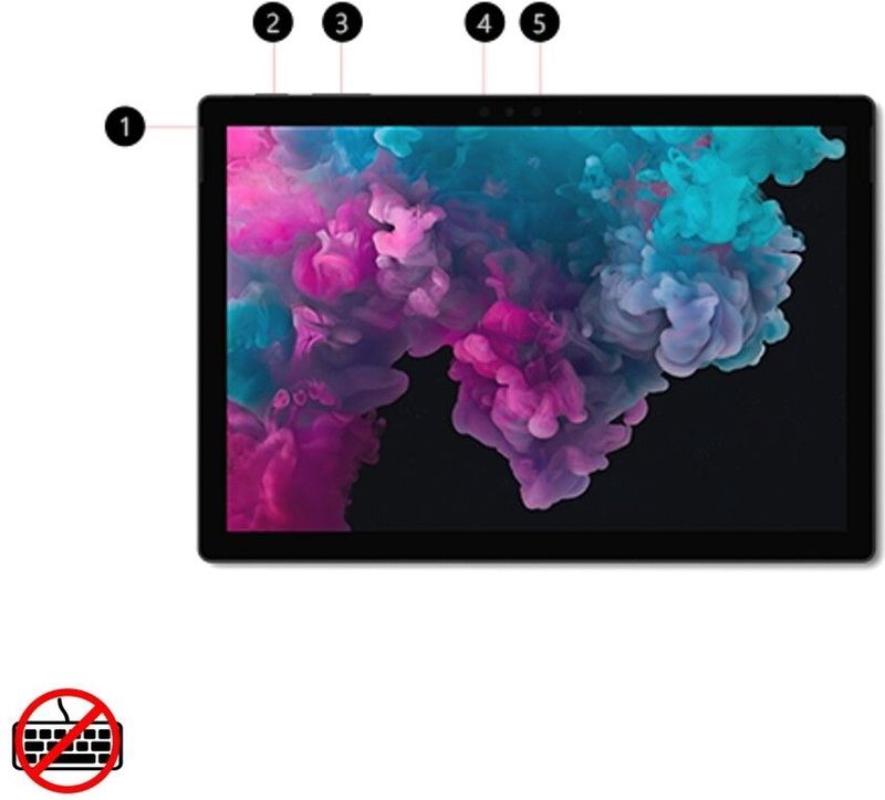 Microsoft Surface Pro 6 (Zonder Toetsenbord) - Intel Core i7-8e Generatie - 12 inch - 8GB RAM - 256GB SSD - Windows 11 Home Nette Staat