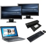 Dell Latitude E6230 - Intel Core i5 - 4GB - 320GB HDD + Docking + Dual 2x 22'' Widescreen Monitor - Win 10