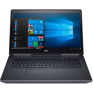 Dell Precision 7720 - Intel Core i7-7e Generatie - 17 inch - 16GB RAM - 512GB SSD - Windows 11 Nette Staat
