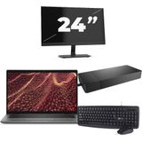 Dell Latitude 7430 - Intel Core i7-12e Generatie - 14 inch - 16GB RAM - 256GB SSD - Windows 11 Home + 1x 24 inch Monitor Nette Staat