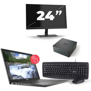 Dell Latitude 7310 - Intel Core i7-10e Generatie - 13 inch - 8GB RAM - 256GB SSD - Windows 11 + 1x 24 inch Monitor Zichtbaar gebruikt