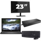 Dell XPS 13 7390 - Intel Core i5-10e Generatie - 13 inch - 16GB RAM - 256GB SSD - Windows 11 Home + 1x 23 inch Monitor Zichtbaar gebruikt