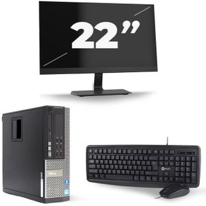 Dell Optiplex 7010 SFF - Intel Core i7-3e Generatie - 16GB RAM - 256GB SSD - Windows 10 + 1x 22 inch Monitor Nette Staat