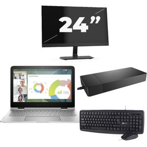 Lenovo ThinkBook 13s G2 - Intel Core i5-11e Generatie - 13 inch - 8GB RAM - 256GB SSD - Windows 11 Home + 1x 24 inch Monitor Nette Staat