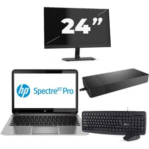 Chuwi CoreBook Pro - Intel Core i3-6e Generatie - 13 inch - 8GB RAM - 256GB SSD - Windows 11 Home + 1x 24 inch Monitor Zichtbare schade