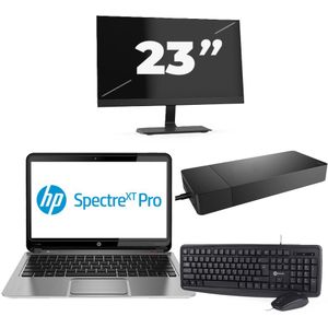 Chuwi CoreBook Pro - Intel Core i3-6e Generatie - 13 inch - 8GB RAM - 256GB SSD - Windows 11 Home + 1x 23 inch Monitor Zichtbare schade