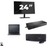 Fujitsu LifeBook U727 - Intel Core i7-7e Generatie - 12 inch - Touch - 16GB RAM - 256GB SSD - Windows 11 + 1x 24 inch Monitor Zichtbare schade