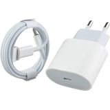 Apple iPhone SE2 - 20W Snellader met Lightning Cable (OEM)