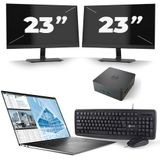Dell Precision 5550 - Intel Core i7-10e Generatie - 15 inch - 16GB RAM - 512GB SSD - Windows 11 + 2x 23 inch Monitor Nette Staat