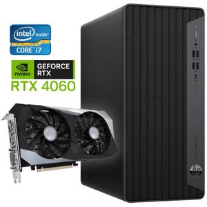 HP EliteDesk 800 G6 Tower - Intel Core i7-10e Generatie - 16GB RAM - 1TB SSD - Nvidia RTX 4060 - Win11 - Game PC Nette Staat