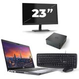 Dell Precision 3550 - Intel Core i7-10e Generatie - 15 inch - 16GB RAM - 512GB SSD - Windows 11 + 1x 23 inch Monitor Nette Staat