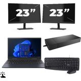 Toshiba Portege X30W-J-10C - Intel Core i5-11e Generatie - 13 inch - Touch - 16GB RAM - 256GB SSD - Windows 11 Home + 2x 23 inch Monitor Zichtbare schade