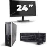 HP Compaq 8200 Elite SFF - Intel Core i5-2e Generatie - 8GB RAM - 256GB SSD - Windows 10 + 1x 24 inch Monitor Nette Staat