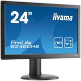 iiyama ProLite B2480HS - 24 inch - 1920x1080 - DVI - HDMI - VGA - Zwart Nette Staat