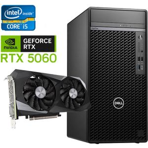 Dell OptiPlex Tower - Intel Core i5-10e Generatie - 16GB RAM - 1TB SSD - Nvidia RTX 5060 - Win11 - Game PC Nette Staat