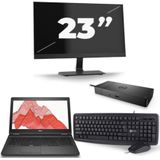 Dell Precision 3530 - Intel Core i7-8e Generatie - 15 inch - 16GB RAM - 256GB SSD - Windows 11 + 1x 23 inch Monitor Zichtbaar gebruikt