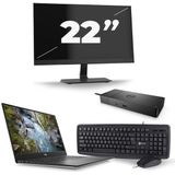 Dell Precision 5540 - Intel Core i7-9e Generatie - 15 inch - 16GB RAM - 512GB SSD - Windows 11 + 1x 22 inch Monitor Nette Staat