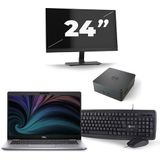 Dell Latitude 5310 - Intel Core i7-10e Generatie - 13 inch - 16GB RAM - 512GB SSD - Windows 11 + 1x 24 inch Monitor Zichtbaar gebruikt
