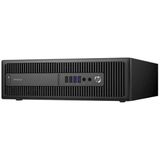 HP EliteDesk 800 G2 SFF - Intel Core i5-6e Generatie - 8GB RAM - 256GB SSD - Windows 11 + 1x 24 inch Monitor Zichtbaar gebruikt