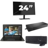 Lenovo Thinkpad L13 G3 - Intel Core i5-13e Generatie - 13 inch - 16GB RAM - 256GB SSD - Windows 11 Home + 1x 24 inch Monitor Zichtbaar gebruikt