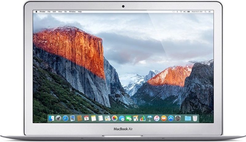 Apple MacBook Air (13 inch, 2015) - Intel Core i5 - 4GB RAM - 128GB SSD - 1x Thunderbolt 2 - Zilver Zichtbaar gebruikt