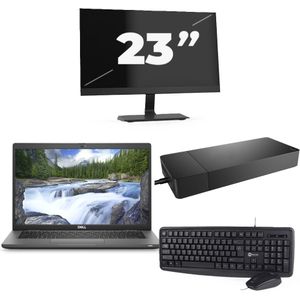 Dell Latitude 7330 - Intel Core i5-12e Generatie - 13 inch - 16GB RAM - 256GB SSD - Windows 11 Home + 1x 23 inch Monitor Nette Staat