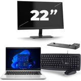 HP ProBook 640 G8 - Intel Core i5-11e Generatie - 14 inch - 16GB RAM - 256GB SSD - Windows 11 + 1x 22 inch Monitor Zichtbare schade